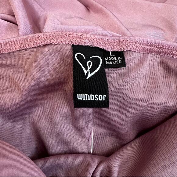 Windsor Justine V-Neck Mermaid Formal Dress Lavender Large NWT - Picture 6 of 11